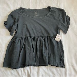 We The Free dark grey top. Sz medium
